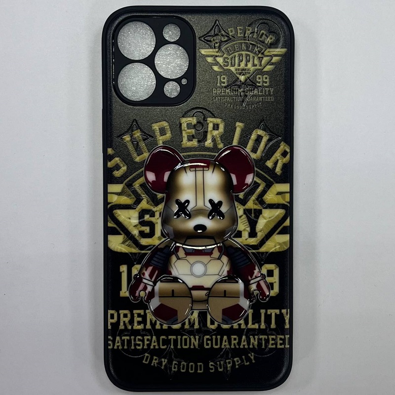 Задняя накладка BEARBRICK Kaws Power Bear для iPhone 12 Pro