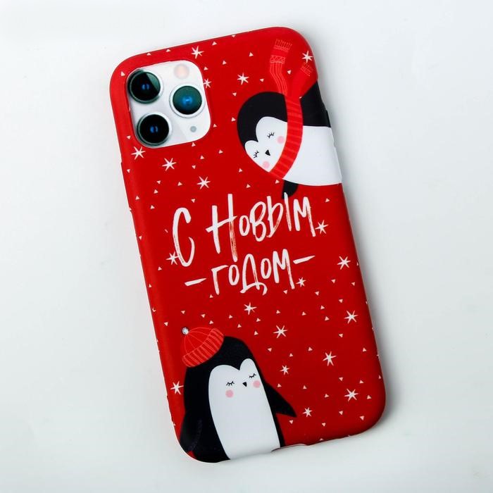 Задняя накладка NONAME для iPhone 11 pro «Пингвинчики»
