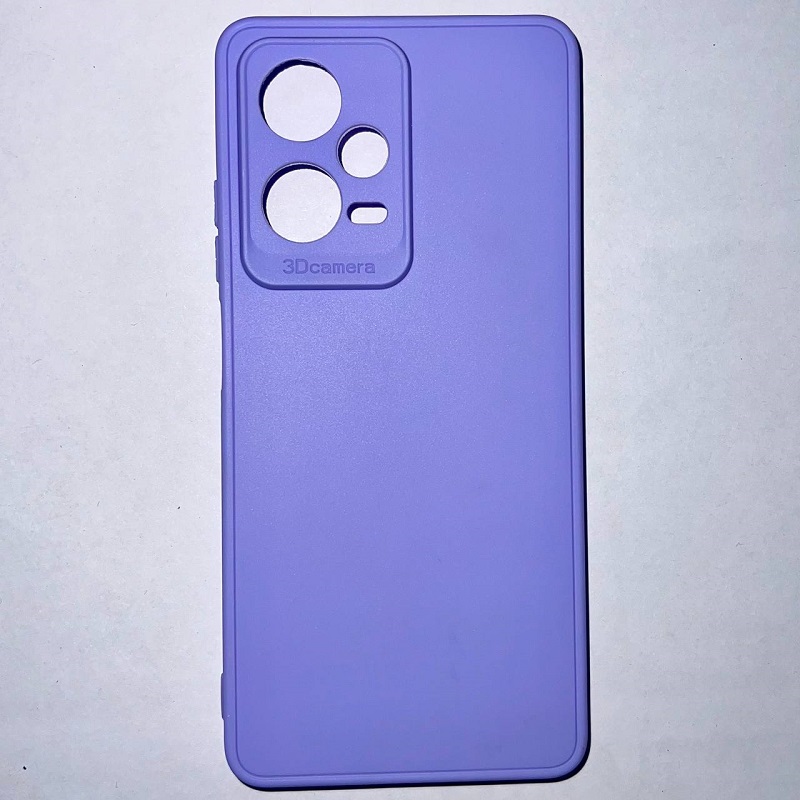 Задняя накладка Мобилис для Xiaomi Redmi Note 12 Pro (5G)/ Poco X5 Pro 5G, лавандовый , матовая с защитой камеры