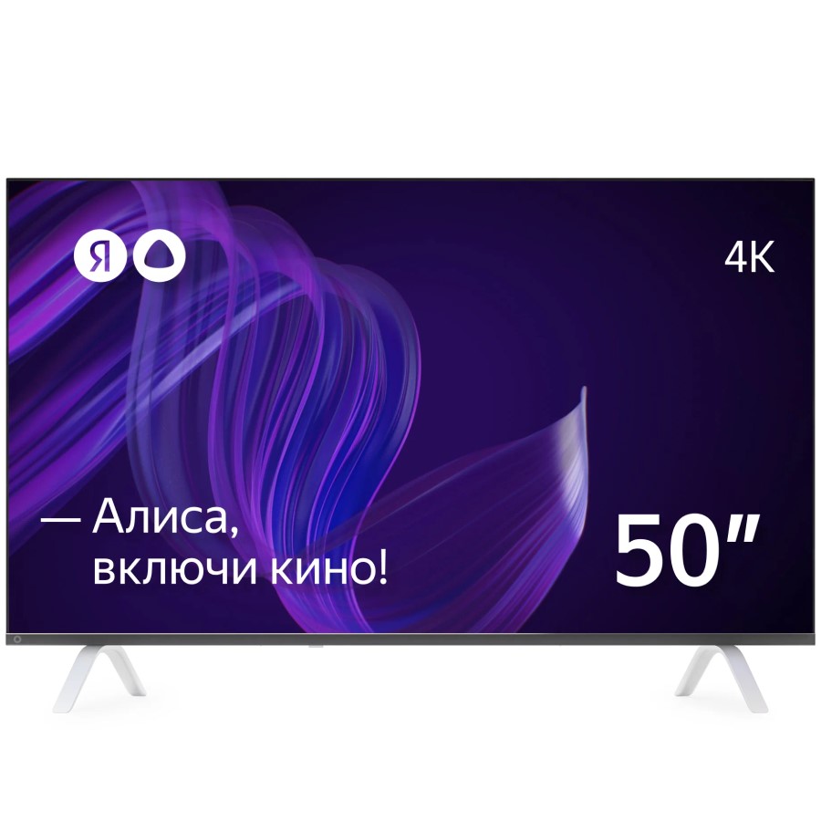 Телевизор Яндекс ТВ Станция с Алисой (YNDX-00092) 50", черный