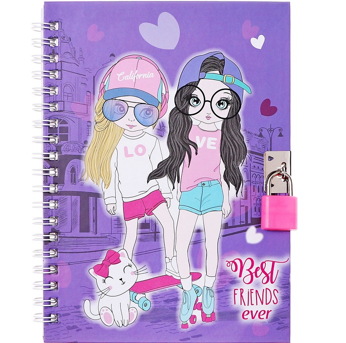 Записная книжка, 45 листов, Подружки (17,8х13см)   10549459