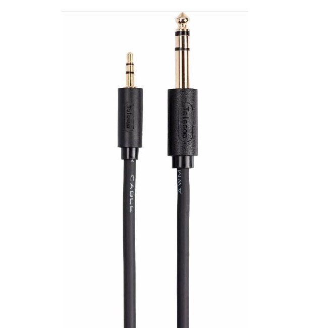 Кабель Jack 3.5 <--> Jack 6.3  1.5м TELECOM PRO <TAV6165-1.5M>