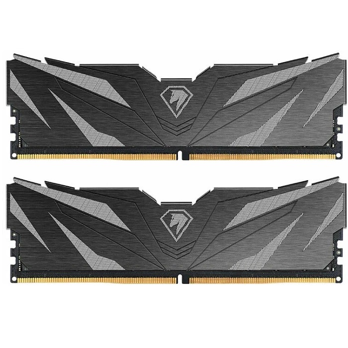 Оперативная память DDR5 32GB (2x16GB) Netac Shadow II, DDR5, 6000 MHz, CL38, DIMM, с радиатором, RGB, черный (NTSWD5P60DP-32K)