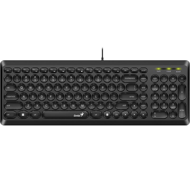 Клавиатура GENIUS SlimStar Q200, черный (31310020402)