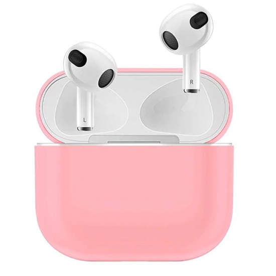Силиконовый чехол NONAME для AirPods 3 Розовый