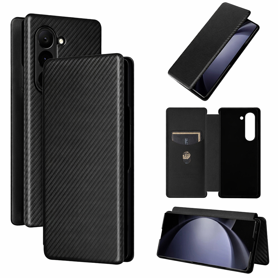 Чехол футляр-книга CHESS для Honor X8C синий, карбон