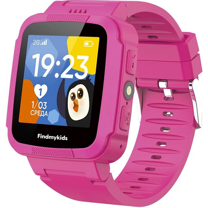Умные часы FINDMYKIDS Pingo Pink (RUS)