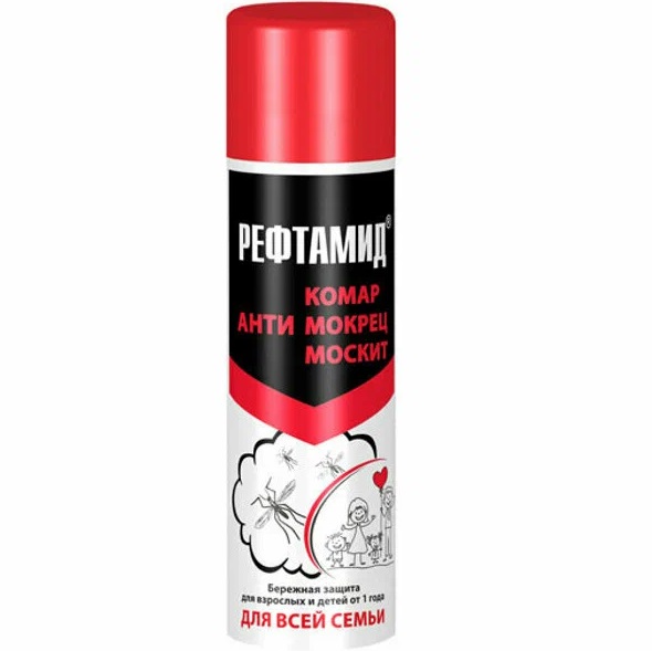 Аэрозоль репеллент Сибиар Рефтамид для всей семьи 145мл 372715/370275