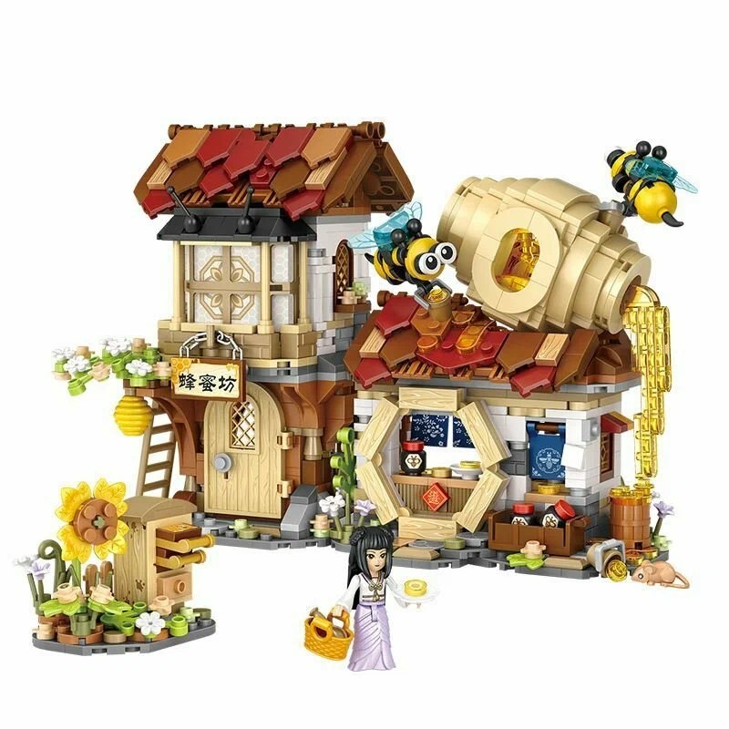 Конструктор LOZ 1943_MK Медовый магазин 1242 детали