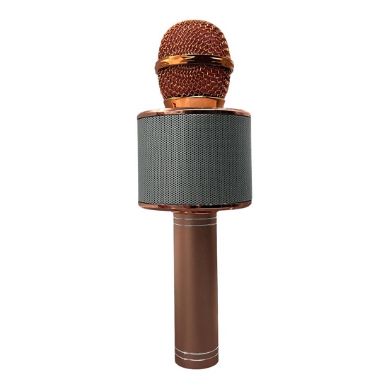 Микрофон Караоке B52 KM-130P, 3Вт, АКБ 800мА/ч, BT (до10м), USB, розовый