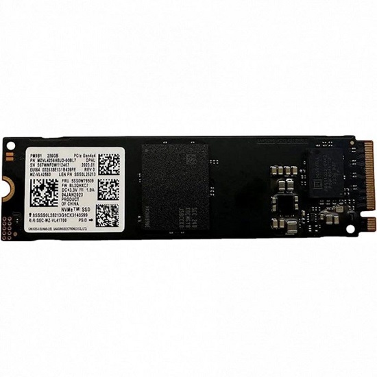 Накопитель SSD M.2 256Gb Samsung PM9B1, NVMe, PCIe 4.0 x4, R/W 3300/1250MB/s, IOPs 224 000/400 000 (12 мес.)