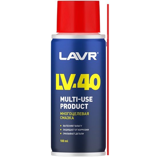 Смазка многоцелевая LV-40 LAVR 100мл (ln1496)