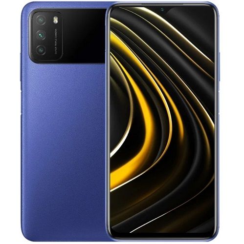 Смартфон Xiaomi POCO M3 4/64Gb Синий (мятая упаковка)