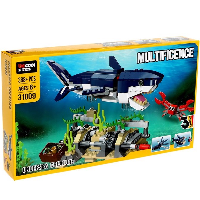 Конструктор Дино «Мегалодон», 388 деталей