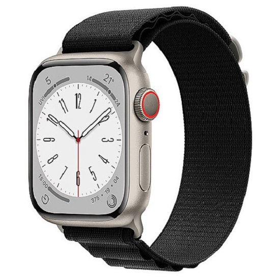 Текстильный ремешок ApW27 Alpine Loop для Apple Watch 38/40/41mm (black)