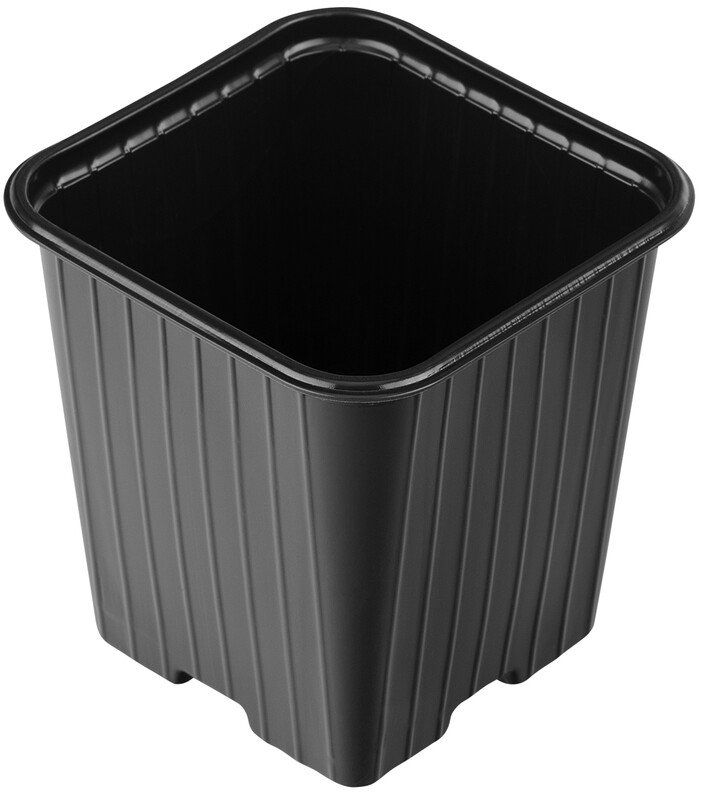 Горшочек для рассады, 90х90х95 мм, полистирол, 10 шт// Произведено в РФ 64341