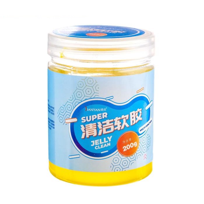 Лизун-очиститель салона автомобиля, 200 г, пластиковый туб, микс 4425095