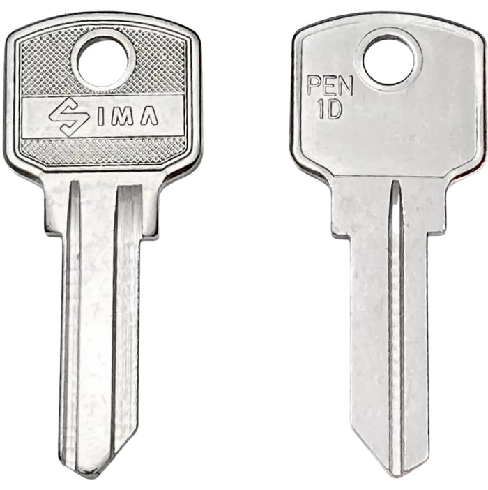 Заготовка ключа PEN-1D_BZ1_PNZ1_PNZ1D_x_X25 KHP