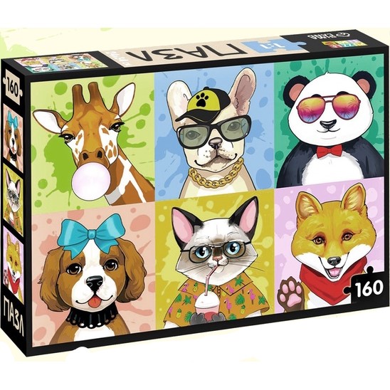 Пазл «Крутые животные», 160 элементов 7984279