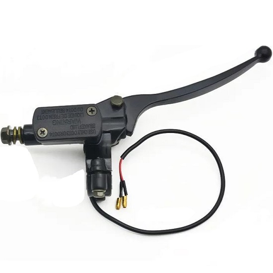 Ручка тормоза (правая) перепускной болт 8 мм. для электровелосипедов (колхозник)