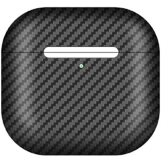 Чехол MONOCARBON для AirPods 4 Carbon Case Aramid Fiber Carbon
