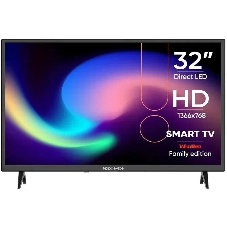 Телевизор TOPDEVICE Smart Special 32BS01H 32", черный