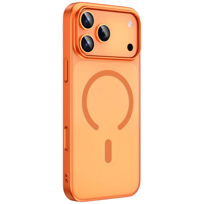 Задняя накладка KEEPHONE SKIN GRIP ULTRA SLIM MAGSAFE CASE для iPhone 17 PRO MAX (ORANGE)
