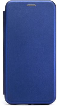 Чехол футляр-книга NONAME для Huawei P40 Lite E синий экокожа