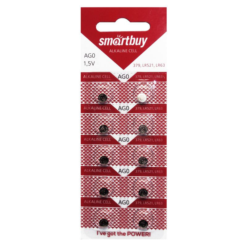 Элемент питания SMARTBUY AG0 BL-10