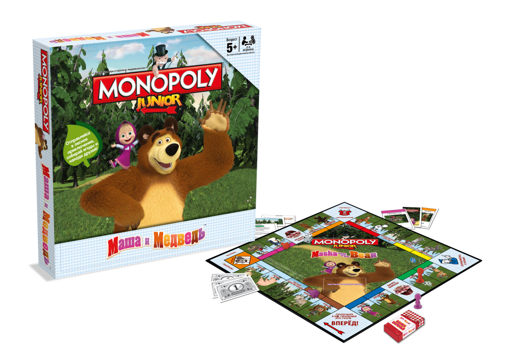Настольная игра "Монополия Маша и Медведь"
