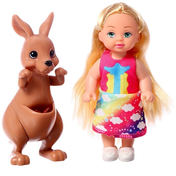 Кукла - малышка «Мой дружок кенгуру», МИКС 10638403