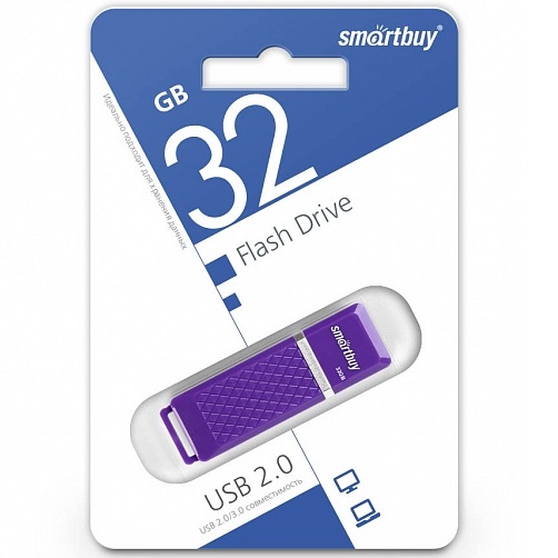 USB 32Gb Smart Buy Quartz series Violet