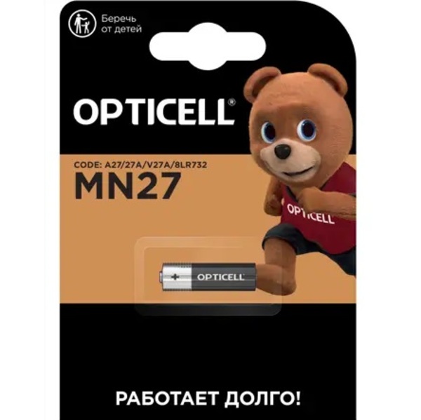 Элемент питания OPTICELL 27A (MN27) SPECIALTY BL-1 (1/20)
