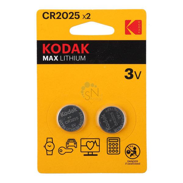 Элемент питания KODAK CR2025 BL-2 (30/240/43200)