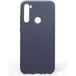 Задняя накладка ZIBELINO Soft Matte для Xiaomi Redmi Note 8T (Dark blue)