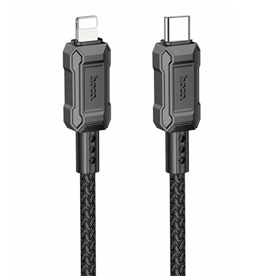 Кабель Lightning <--> Type-C  1.0м HOCO X94 Leader, черный, PD20Вт