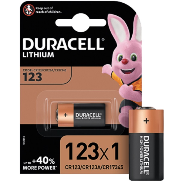 Элемент питания DURACELL CR123A BL-1 (1/10/50)