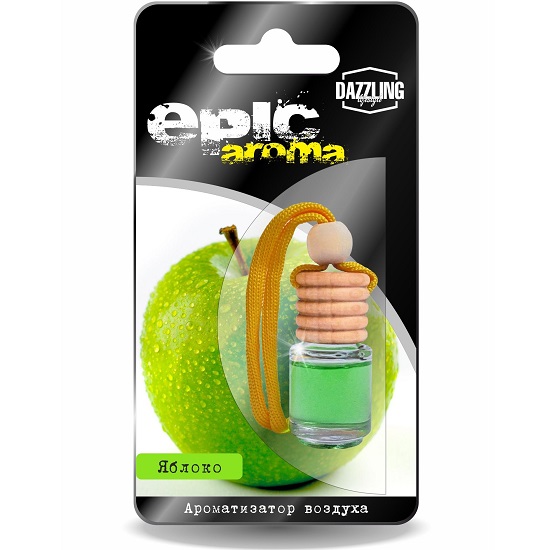 Ароматизатор DAZZLING LIFESTYLE Яблоко, 3,5 мл с деревянной крышкой