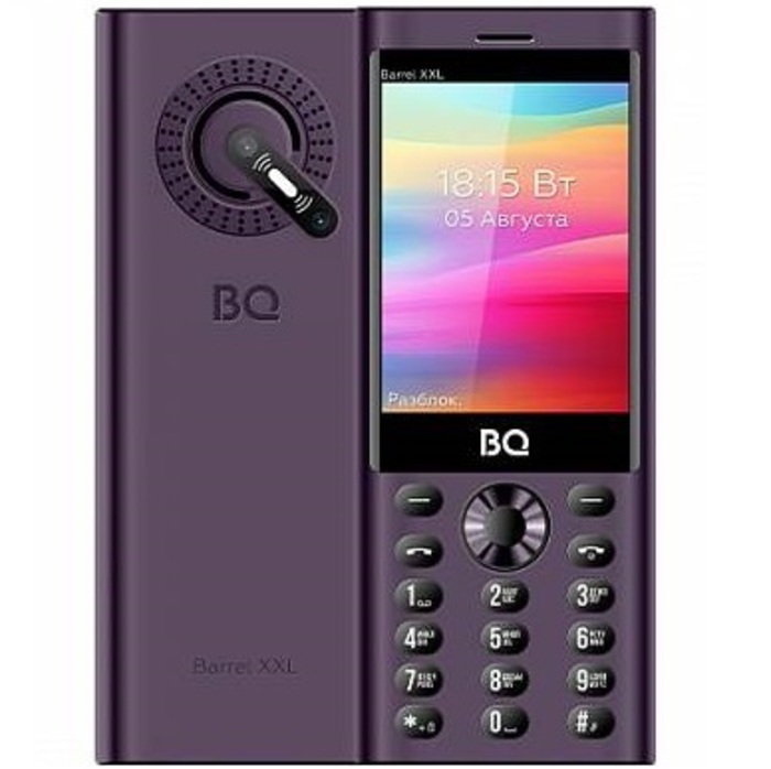 Телефон BQ 3598 Barrel XXL Purple+Black