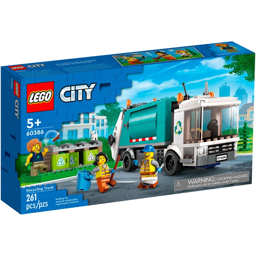 Конструктор LEGO City 60386 Грузовик для переработки отходов