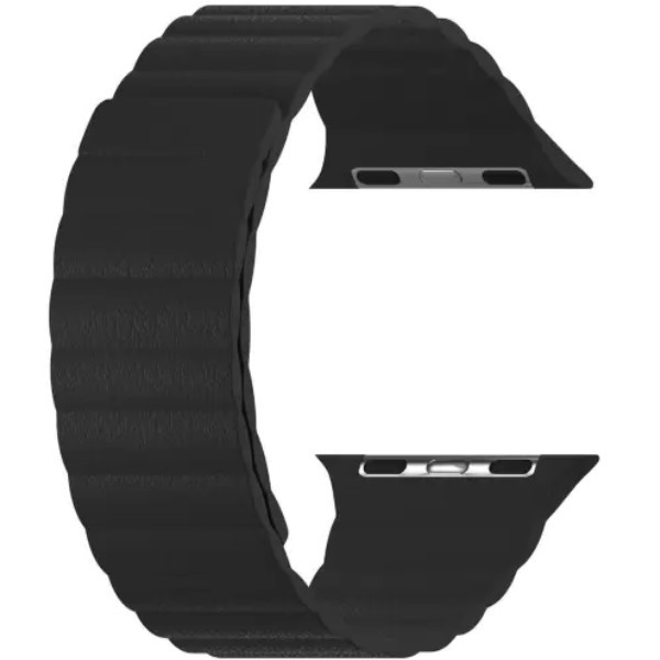 Кожаный ремешок LYAMBDA POLLUX для Apple Watch 42/44mm Black (DSP-24-44-BK)
