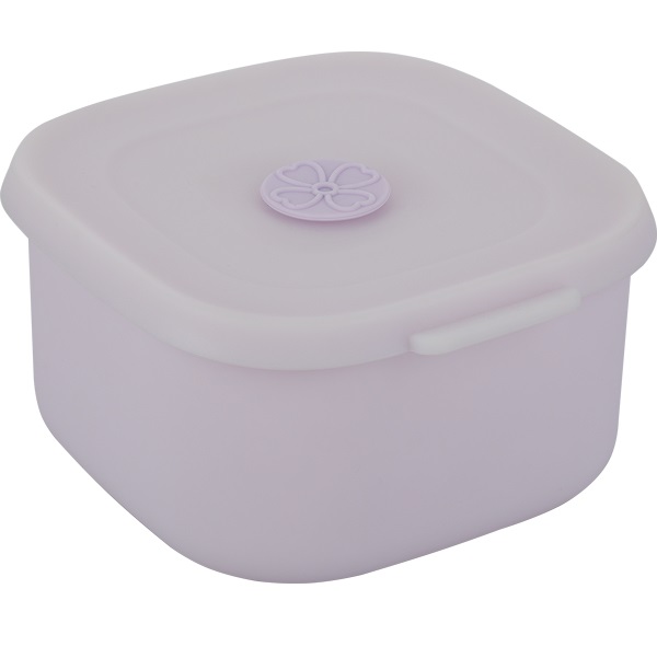 Силиконовый контейнер для еды 400мл REGENT Linea Silicone 74-014 , 12.2*11.7*6.5см