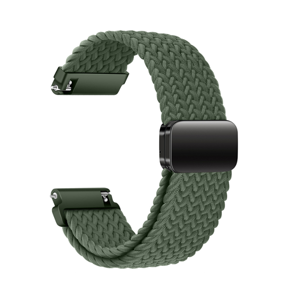 Нейлоновый ремешок HOCO WH09 Jane Eyre, 20mm, зелёный, плетение