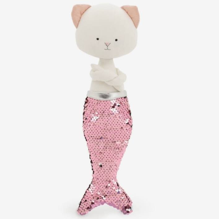 Мягкая игрушка Кошечка ЧЕРЕП - русалка мягконабивная 45см ХХХ928/500/Н