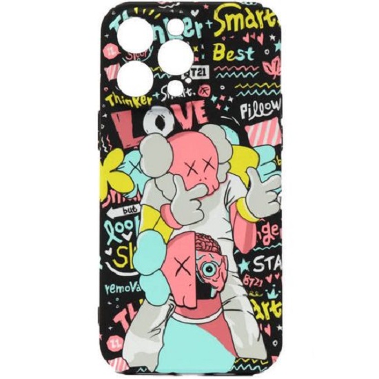 Силиконовый чехол LUXO для iPhone 13 PRO ( № S4 KAWS )