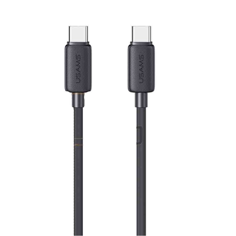 Кабель Type-C <--> Type-C  3.0м USAMS US-SJ701 KY Series, черный, 60Вт