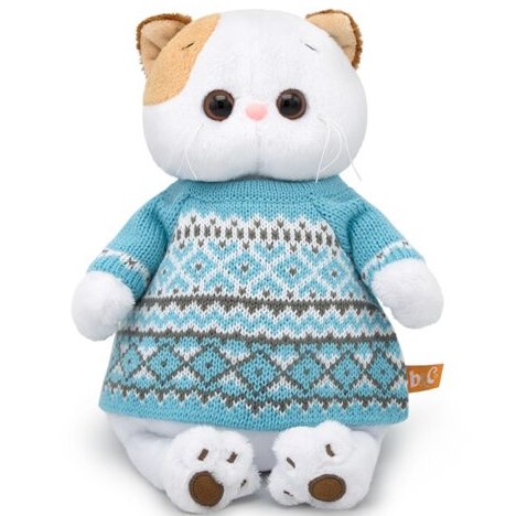 Мягкая игрушка Кошечка Ли-Ли в свитере , 27 см (LK27-033)