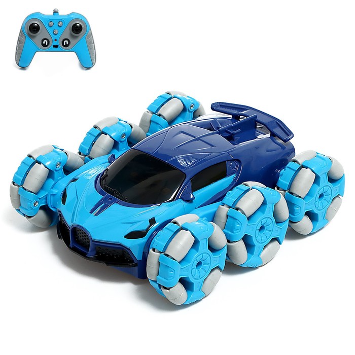 Машина радиоуправляемая «Трюковая», дым, с акк-м, цвет синий 9667000