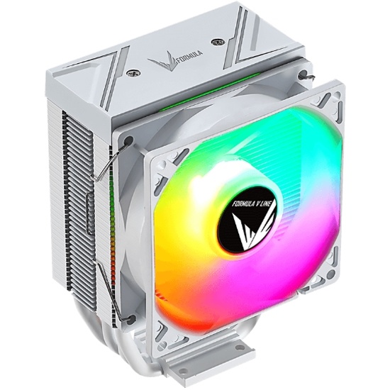 Кулер для процессора Formula Ice Burg ARPW 4P ARGB Soc-AM5/AM4/1151/1200/1700 белый 4-pin 17-34dB Al+Cu 170W Ret