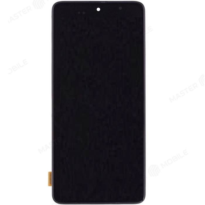 Дисплей для Samsung A515F Galaxy A51 (2019) в рамке + тачскрин (черный) 100%